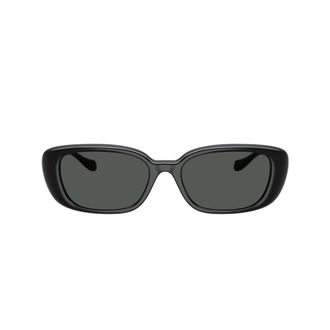 Versace 0ve4504d Rectangular Black Sunglasses