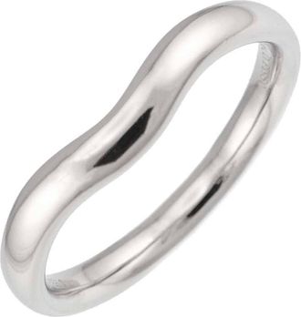 Tiffany & Co. Silver Platinum 950 Band Ring (Pre-Owned)
