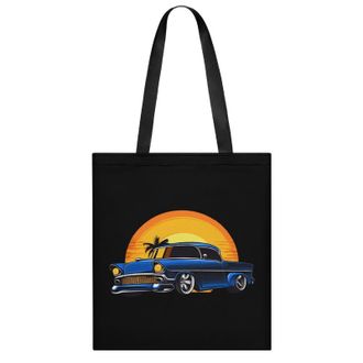 Generic Classic Muscle Car Womens Tote Casual Shopping Bag Lightweight Shoulder Bags Hobos Handbag for Work Travel Daily 35x40cm