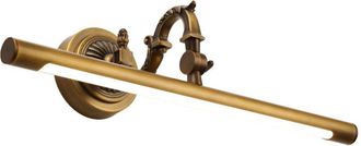 Elle L&aacute;mpara Led Vintage Para Espejo De Ba&ntilde;o, Aplique De Pared Para Ba&ntilde;o, Lat&oacute;n, Resistente Al Agua Ip44, Luz Para Tocador, L&aacute;mpara Para Espejo Cosm&eacute;tico, 