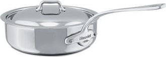 Bloomingdale's MCook 3.2 qt. Stainless Steel Saute Pan & Lid in Silver at Nordstrom