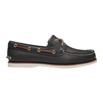 Timberland Klassieke 2-Eye Bootschoen - Heren - Bootschoenen - Blauw - 40 EU - Leer - Schoenen