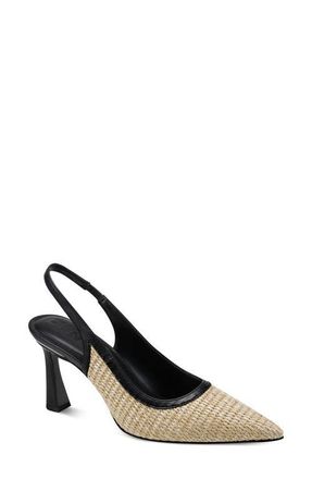 DKNY Cierra Slingback Pump in Natural/Black at Nordstrom, Size 8.5