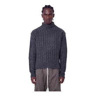 Rick Owens Coltrui - Heren - Truien - Grijs - Maat: M Zijde
