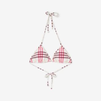 Burberry Check Bikini Top