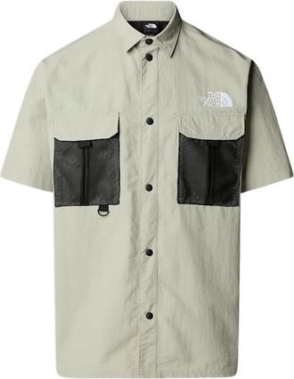 The North Face Zomer Grijs Shirt Unisex NSE Stijl - Heren - Korte mouwen Overhemden - Grijs - M - Overhemden