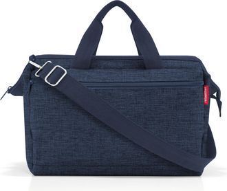 Reisenthel Reisetasche REISENTHEL Allrounder S Pocket Twist Navy, Damen, Gr. B/H/T: 39cm x 16,5cm x 26cm, dunkelblau, Polyester, Taschen Reisetasche