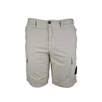 Stone Island Heren, Korte broeken, Beige, Maat: W33 Katoen