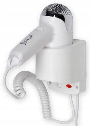 OEM Secador De Pelo Mural Para Hotel, 1400w, P3, Blanco