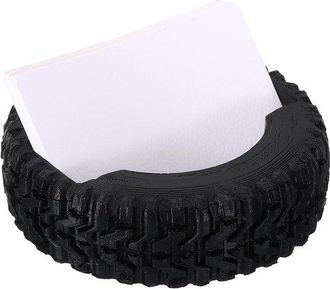 OEM Tarjetero De Oficina Con Forma De Neum&aacute;tico, Tarjeteros De Goma Y Pl&aacute;stico, Organizador De Oficina, Color Negro