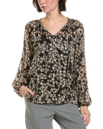 Vince Camuto Tie Neck Blouse