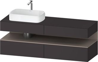Duravit Qatego Consola Mueble Bajo Lavabo, 2 Extensiones, 2 - Duravit