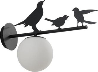 Lindby L&aacute;mpara de pared exterior de metal negro