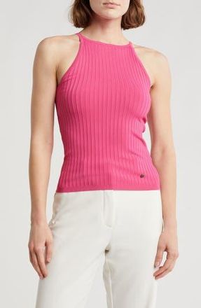 Ted Baker Box Rib Knit Camisole in Bright Pink at Nordstrom Rack, Size 3