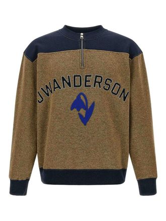 J.W.Anderson J. W. Anderson Multicolour Half-Zip Sweatshirt
