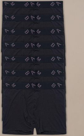 BAM Regular Fitted Air Bamboo Boxers - 7 Pack - XX-Large
