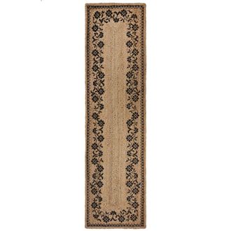 Novatrend Alfombra de pasillo de yute beige 60x230 cm
