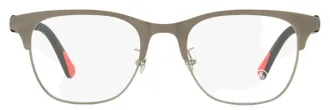 Moncler ML5193H Rectangular Metal Eyeglasses - Gray