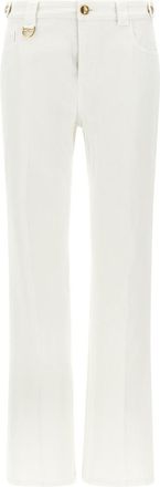 Chlo&eacute; White Straight Pants