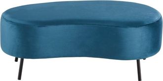 Maisons du monde Banco de terciopelo azul