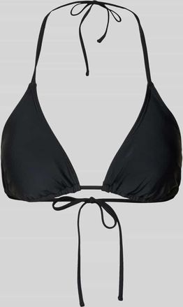 Pieces Bikini-Oberteil mit r&uuml;ckseitiger Schn&uuml;rung Modell BAOMI in Black, Gr&ouml;&szlig;e XL
