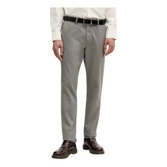 Benetton Broeken, Heren, Grijs, S, Katoen, Slim Fit Katoenen Chino