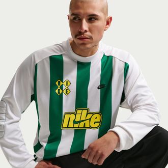 Nike Mens Nike Sportswear Club Goalie Top in Green | II4365-365