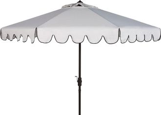 Safavieh Sombrilla de metal, blanco