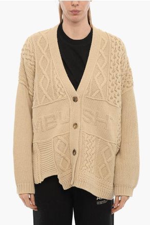 AMBUSH Cardigan a Trecce con Scollo a V taglia Xxs
