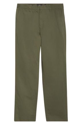 Vince Louie Cotton & Linen Chinos in Coulter Green at Nordstrom, Size 30