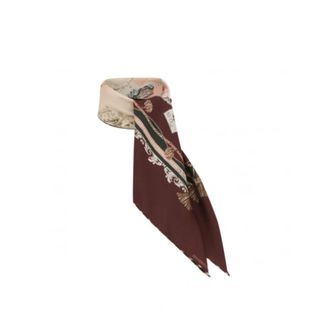 Zimmermann Foulard Soie Imprim&eacute; Plume Sjaal - Dames - Accessoires - Veelkleurig - Maat: ONE Size Zijde