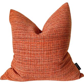 Modish Decor Pillows Tweed Pillow Cover in Orange Tones at Nordstrom, Size 24X24