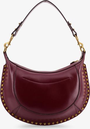 Isabel Marant Womens Crossbody Bag Naoko Leather Purple Shoulder