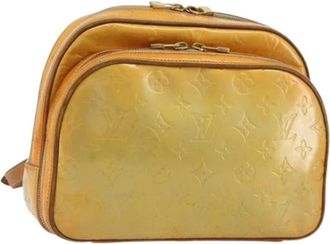 Louis Vuitton Pre-owned Backpacks, female, Yellow, Size: ONE SIZE Pre-owned Vintage Backpack