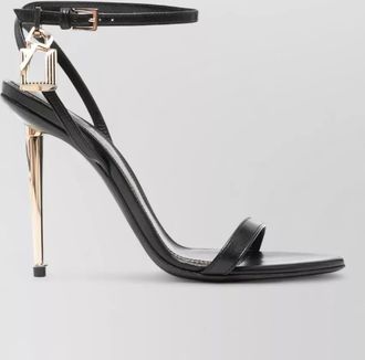 Tom Ford high heel flip flop sandals padlock