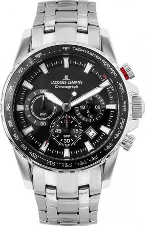 Jacques Lemans 1-2099D Mens Liverpool Watch - Silver - One Size