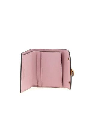 Pinko Cow Leather Wallet - Pink
