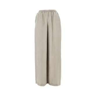 Emporio Armani Washed lyocell pants Woman 44