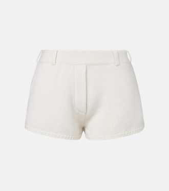 Lisa Yang Low-rise cashmere shorts