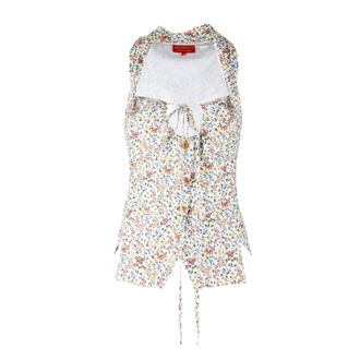 Vivienne Westwood Red Label Floral Printed Top - 00s