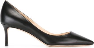 Jimmy Choo London Black Leather Pumps