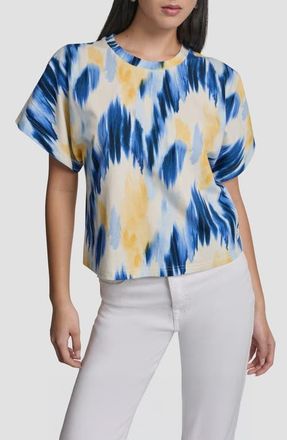DKNY Print Tee Shirt in Sunlit Shoreline at Nordstrom, Size X-Small