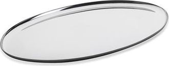 Mepra Stile By Pininfarina Oval Tray in Silver at Nordstrom