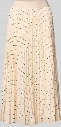 Joop Midirock mit Plisseefalten Modell Salma2 in Beige, Gr&ouml;&szlig;e 34