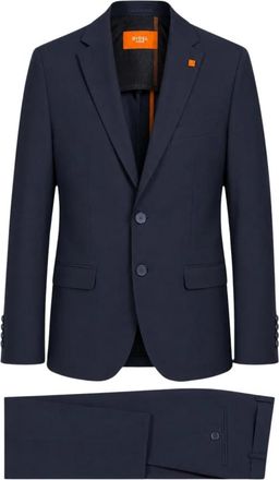 Digel Single Breasted Suits - Heren - Business pakken - Blauw - S - Kostuums