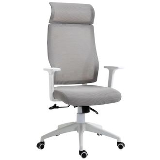 Vinsetto Silla de oficina 64x61x128.9 cm gris