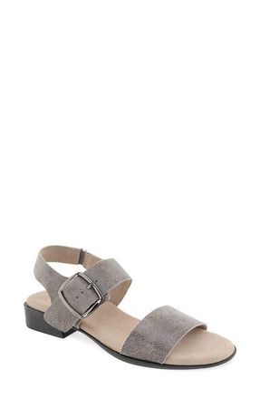 Munro Cleo Sandal - Multiple Widths Available in Titanium Metallic at Nordstrom, Size 10.5