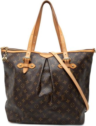 Louis Vuitton Monogram Brown Pvc Leather Shoulder Bag Tote Bag (Pre-Owned)