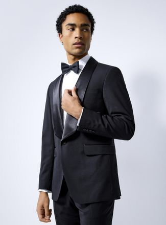 Tiger Of Sweden Mens Satiny shawl collar tuxedo jacket