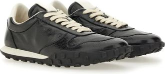 Jil Sander Low-Top Sneaker - Low Leather Sneaker - Gr. 39 (EU) - in Schwarz - für Damen